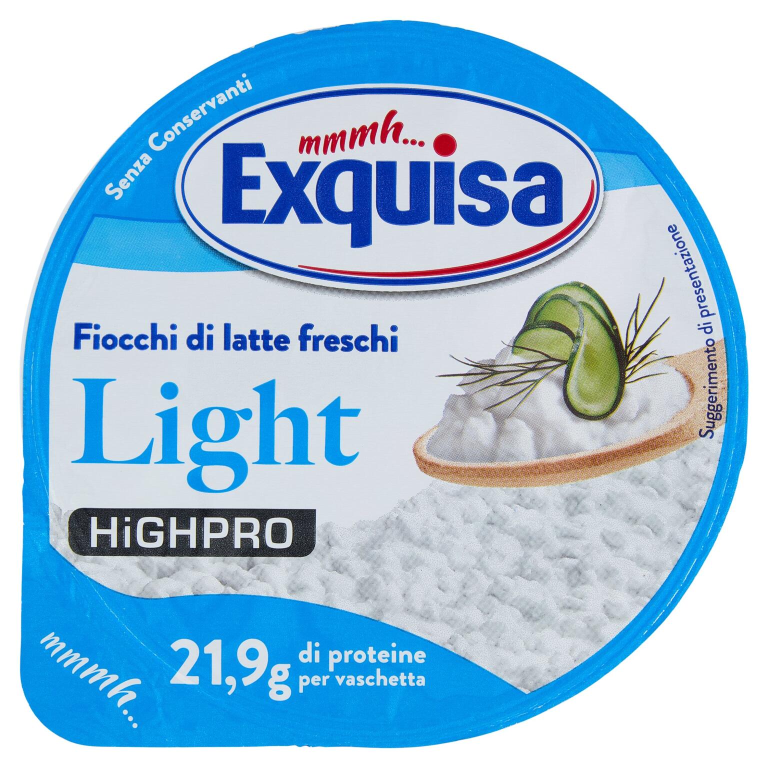 Fiocchi di latte Light Highpro da 175g Fitline