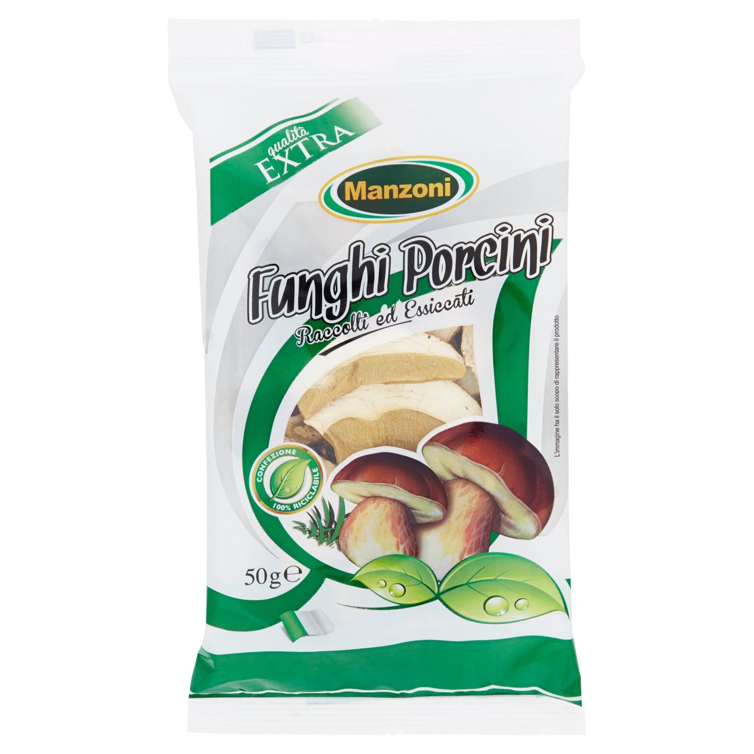 Funghi Porcini Secchi extra 50g Manzoni