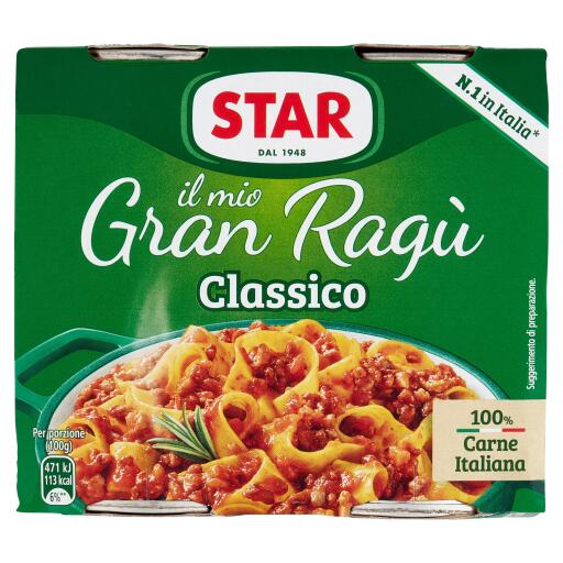 Il Mio Gran Ragù Classico 2x180g Star