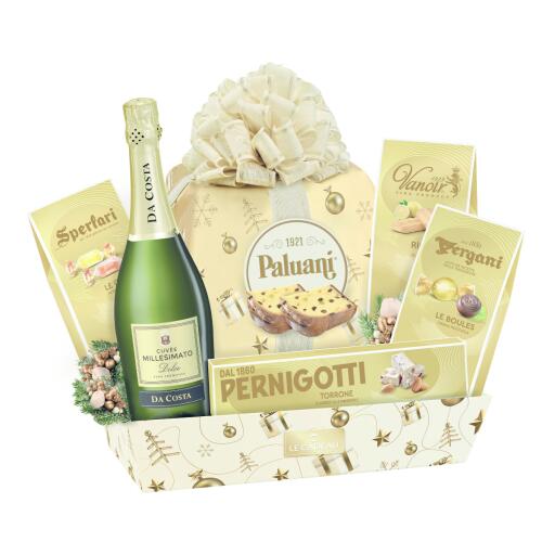 Cesto Natalizio Merry Christmas 7pezzi Le Cadeau