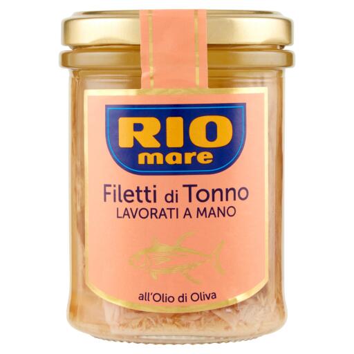 Filetto di tonno olio d'oliva vaso vetro 180g Rio Mare