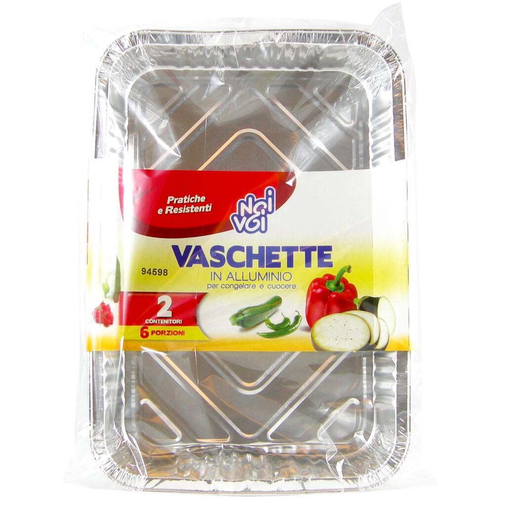 2 Contenitori senza coperchio 6 porzioni Noi & Voi