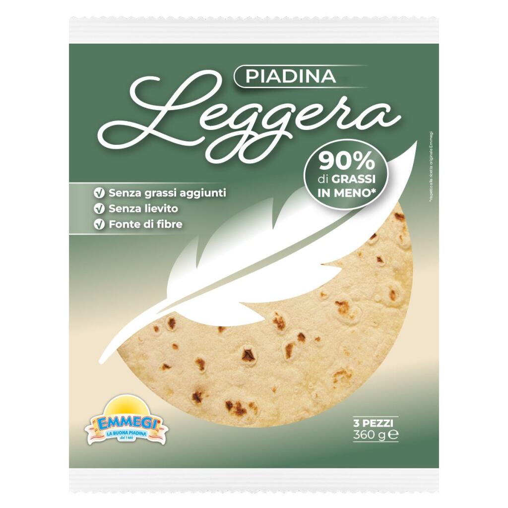 Piadina no grassi da 3pz 360g Emmegi