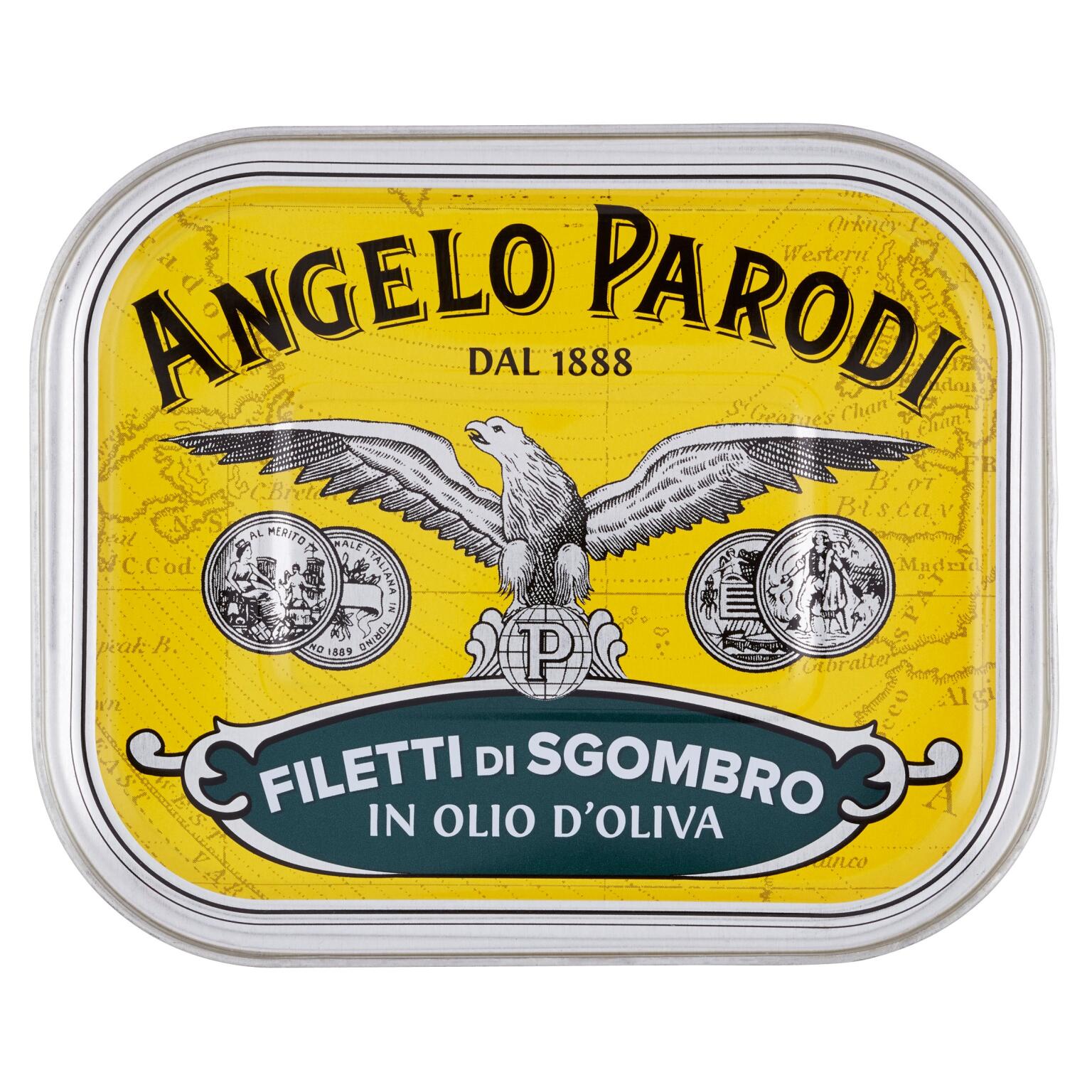 Filetti di Sgombro in Olio di Oliva 325g Angelo Parodi