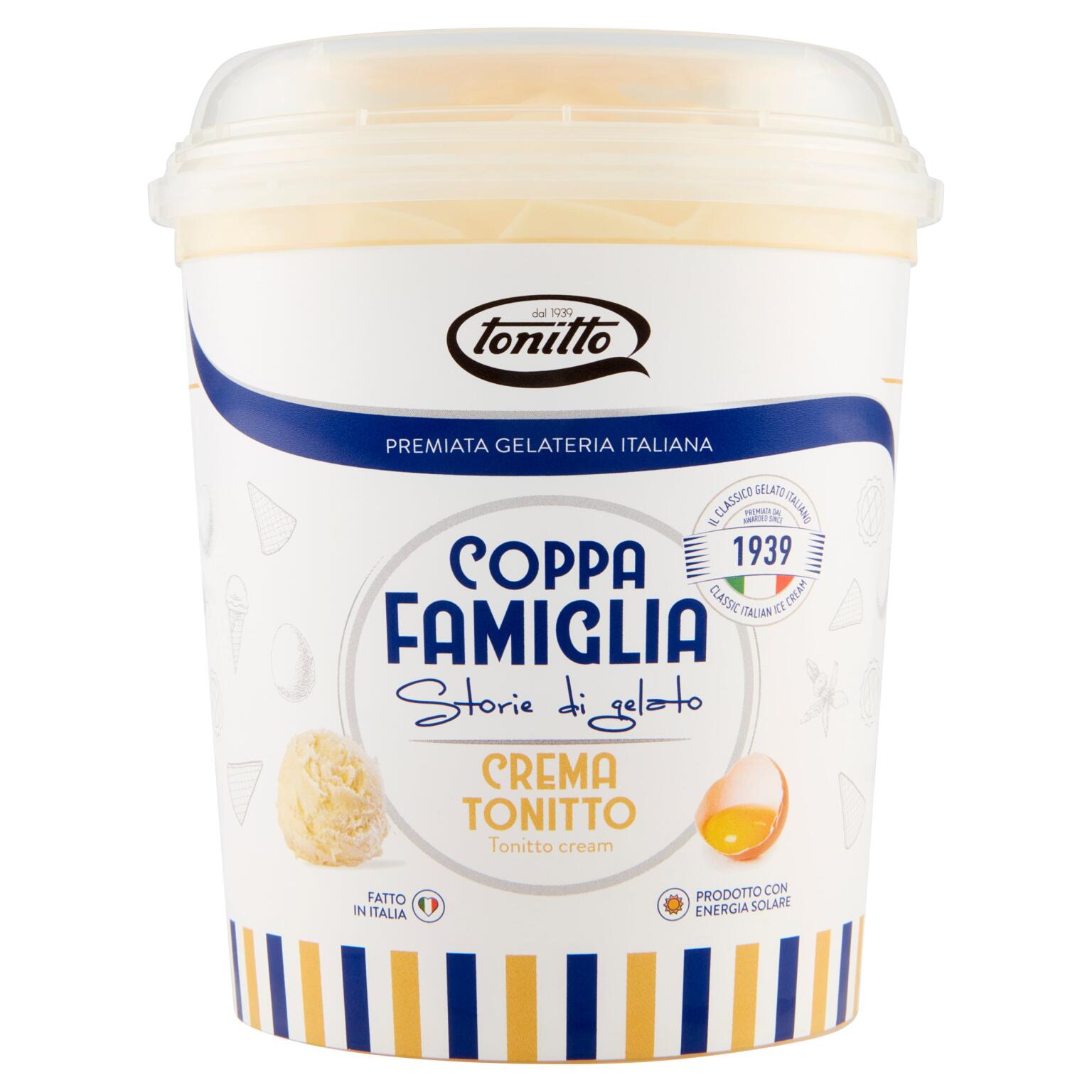 Coppa Famiglia gusto Crema 500g Tonitto