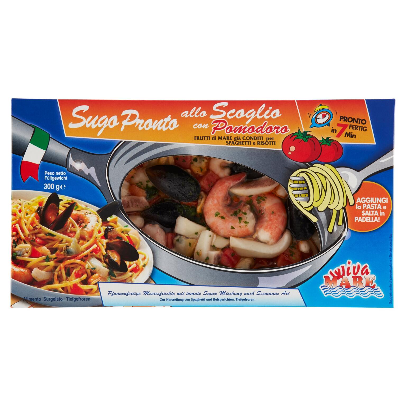 Sugo pronto allo scoglio con pomodoro 300g Wiva Mare