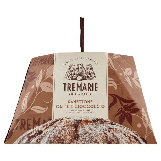 Panettone Caffè e Cioccolato 930g TreMarie