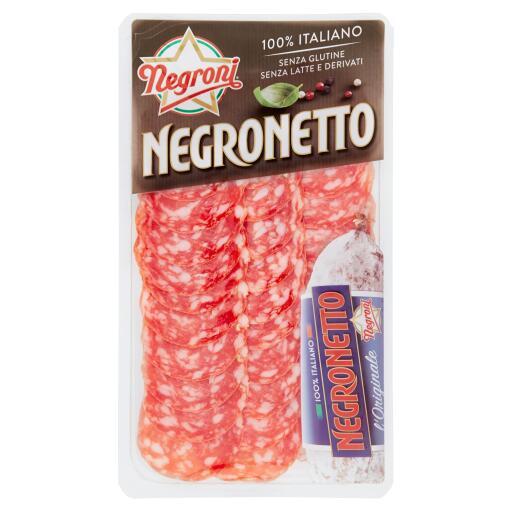 Salame Negronetto affettato 75g Negroni senza glutine
