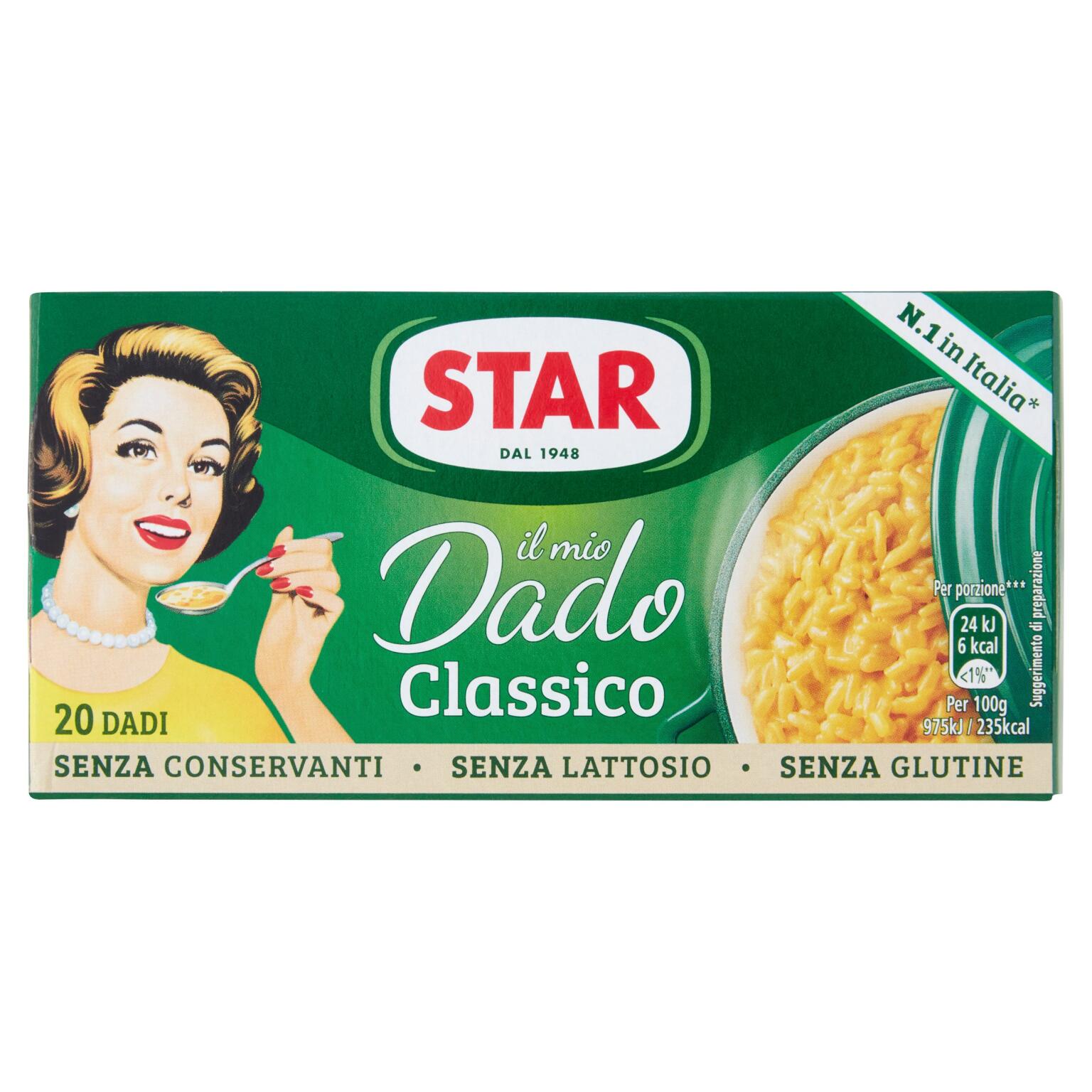 Dado Classico 20 cubi 200g Star
