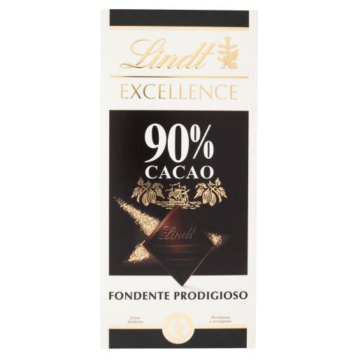 Tavoletta di cioccolato 90% cacao noir prodigieux 100g Excellence Lindt