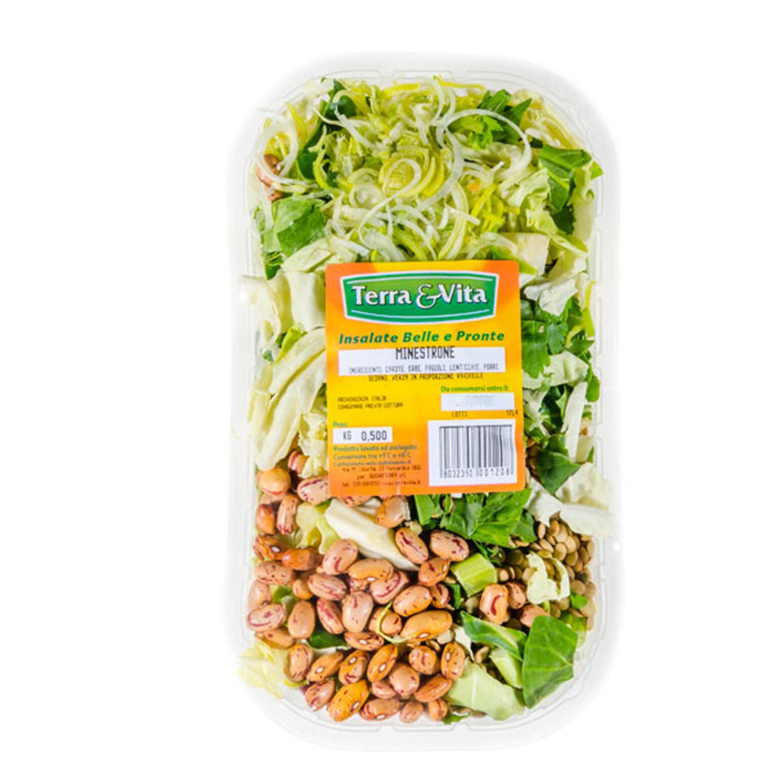 Minestrone tagliato 500g Terra&Vita