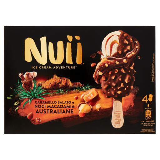 Nuii con caramello salato e noci 4 pezzi 272g     Fronery