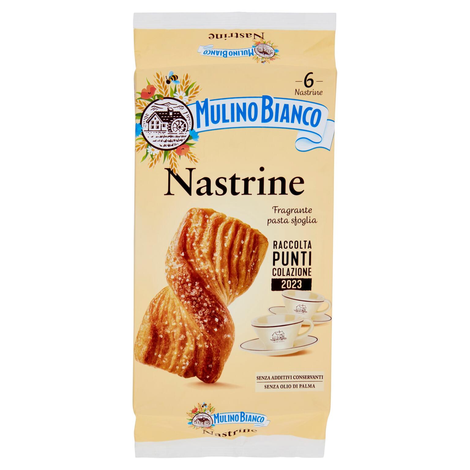 Nastrine 6 pezzi 240g Mulino Bianco