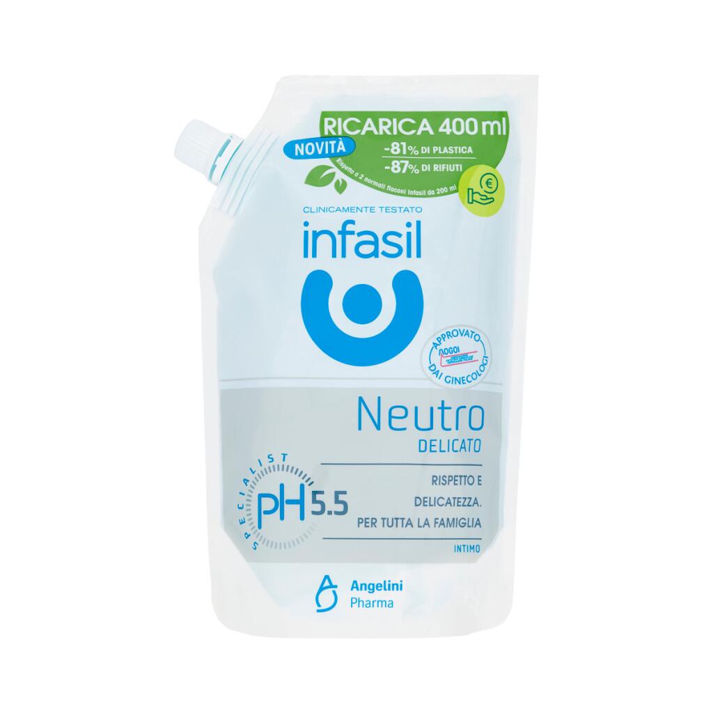 Detergente Intimo neutro refill 400ml Infasil