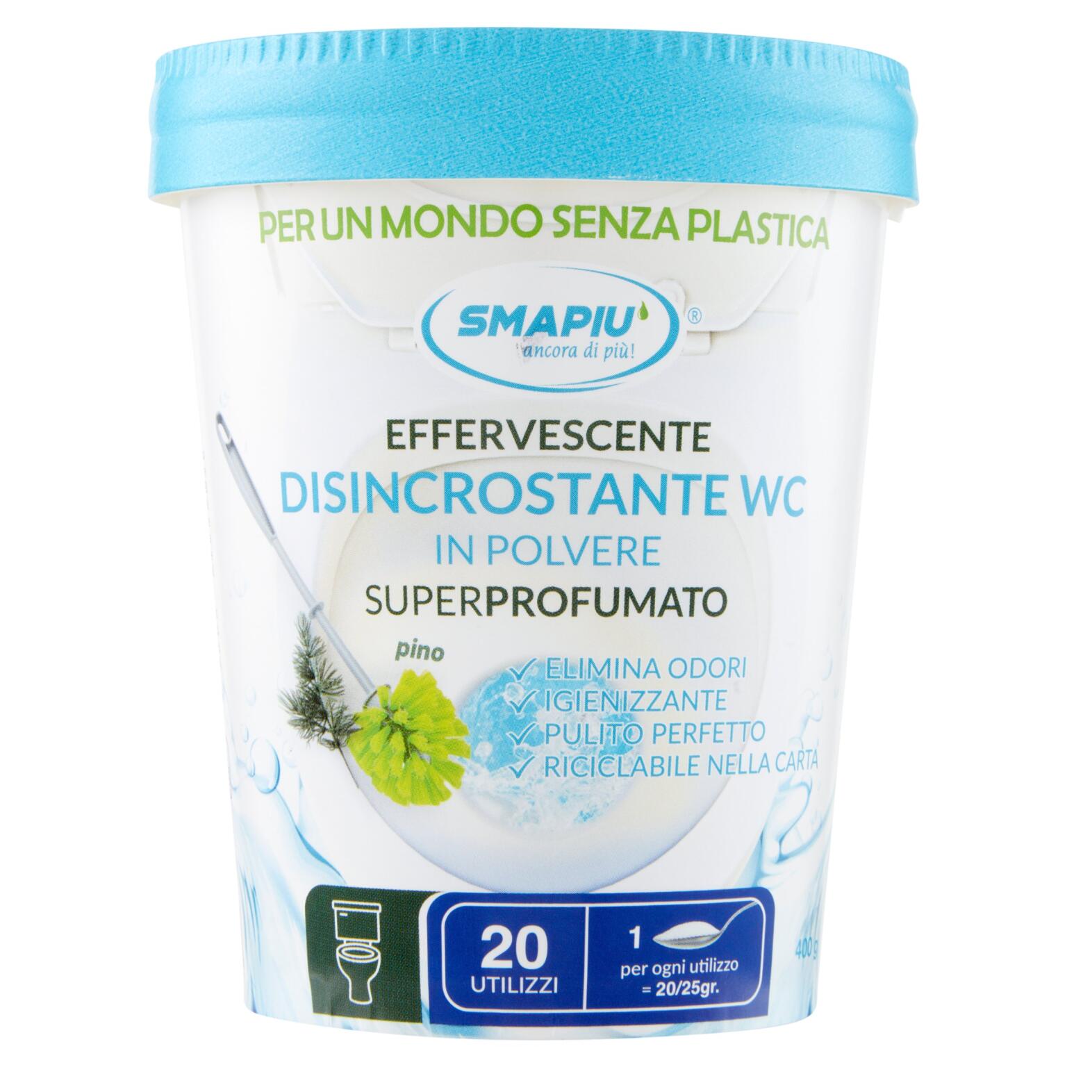 Disincrostante Wc in polvere superprofumato 400ml Smapiu'