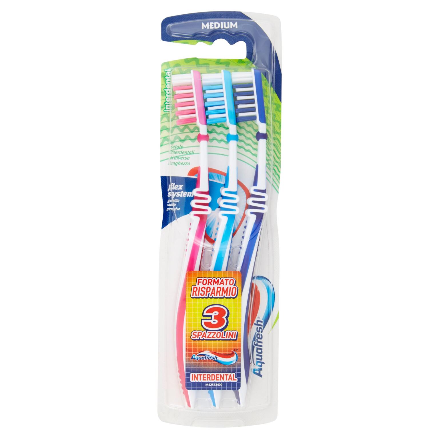 Spazzolino flex interdentale tris Aquafresh