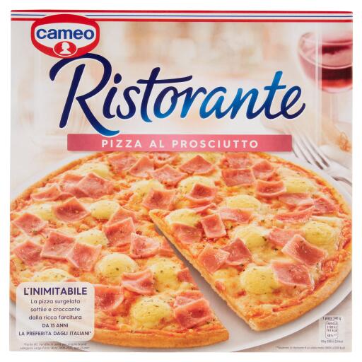 Pizza ristorante prosciutto 340g
