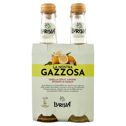Gazzosa 4x275ml Lurisia in vetro