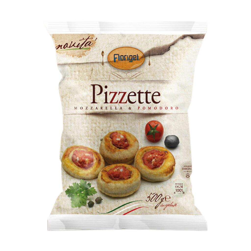 Pizzette pomodoro e mozzarella 500g Florigel
