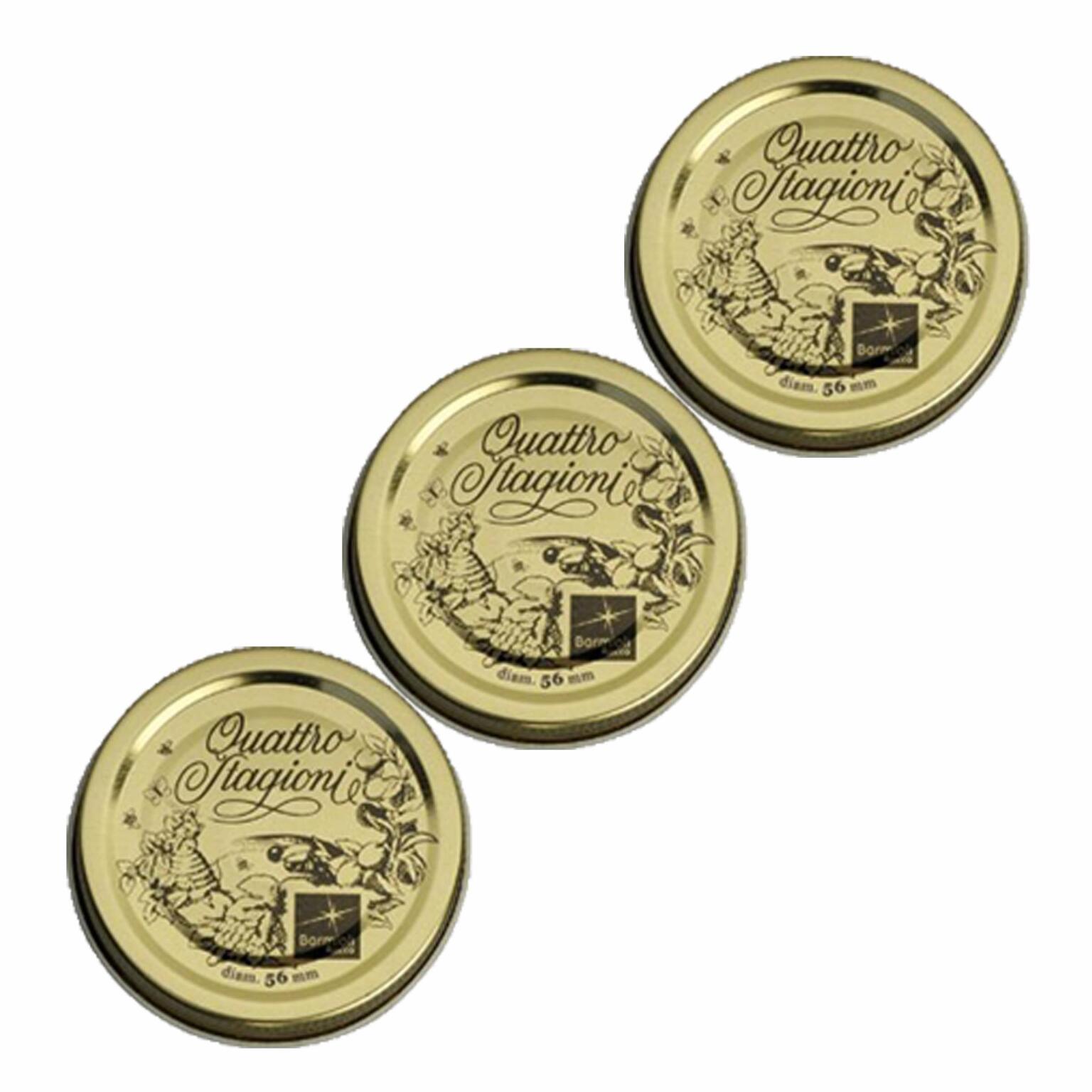 Capsule per contenitori 3 pezzi 150cc/1L 56mm