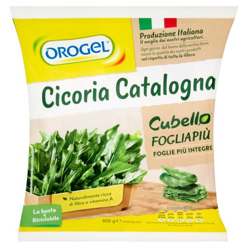 Cicoria Cubello Foglia Piu'600g Orogel