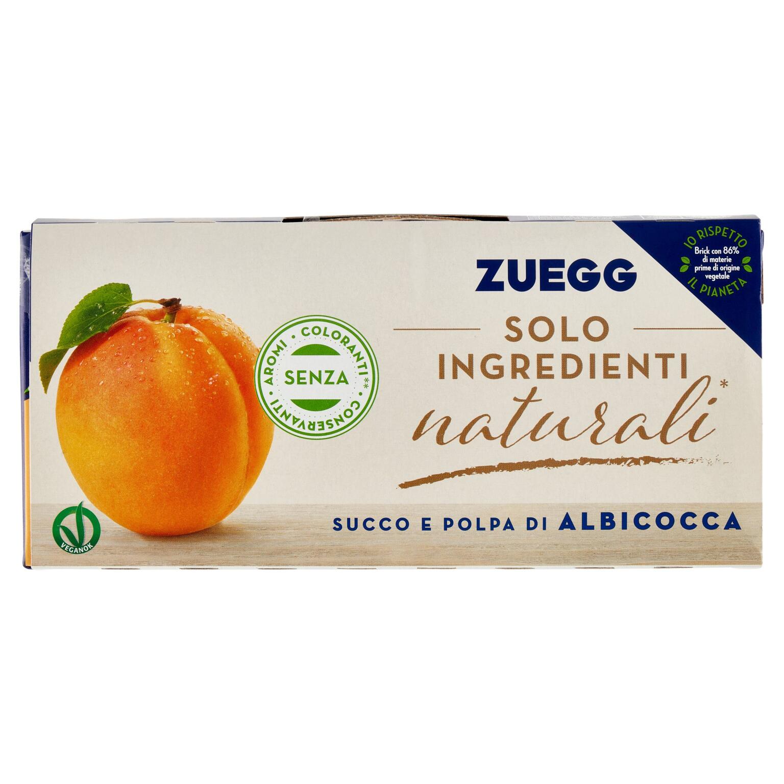 Nettare di albicocca 3x200ml Zuegg
