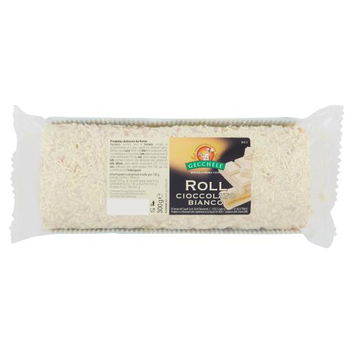 Roll al cioccolato bianco 300g Gecchele