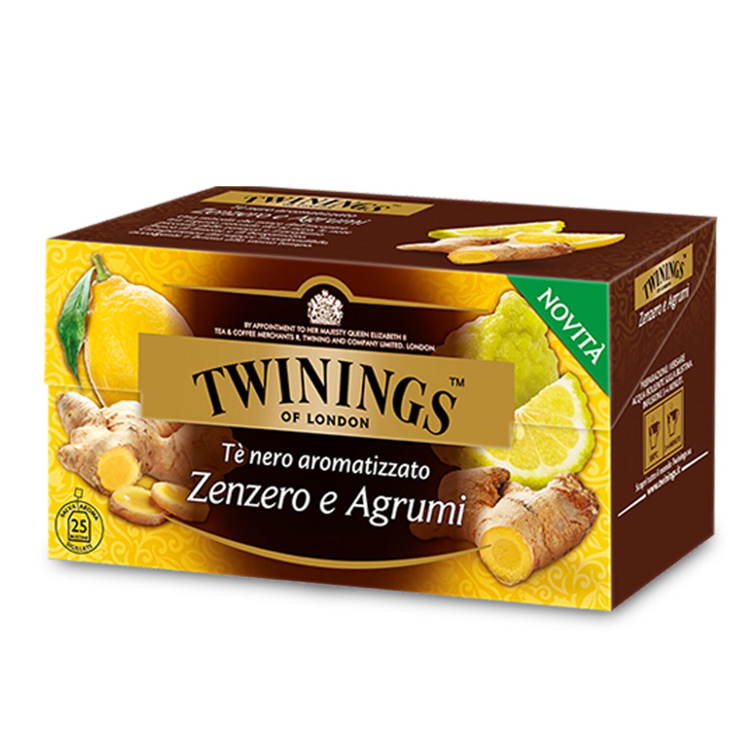 Te' allo zenzero e agrumi 25filtri 50g Twining