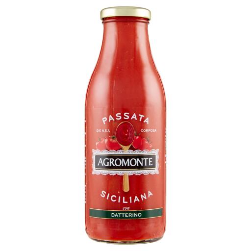 Passata di pomodoro e datterino bottiglia 52cl Agromonte