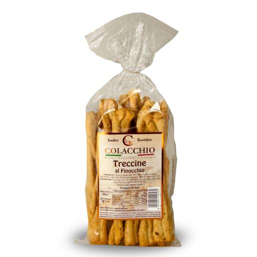 Treccine al finocchio 400g Colacchio