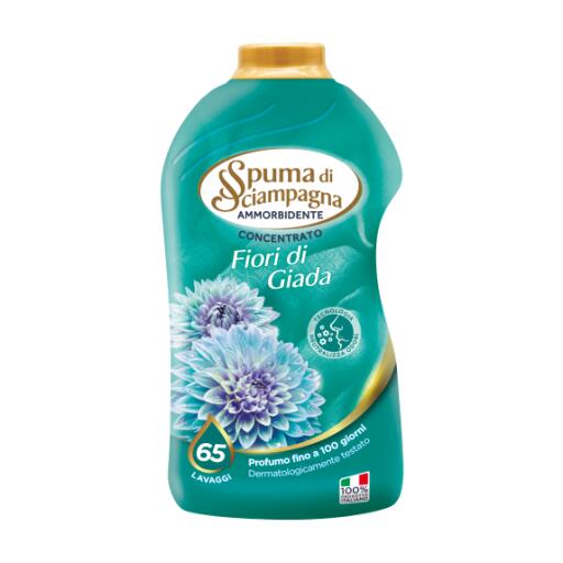 Ammorbidente Concentrato Fiori di Giada 65lavaggi 1,3l Spuma di Sciampagna