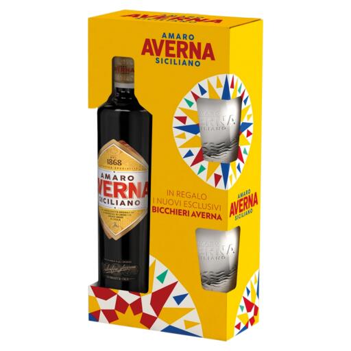 Special Pack Amaro Averna 29°cl70 +2Bicchieri