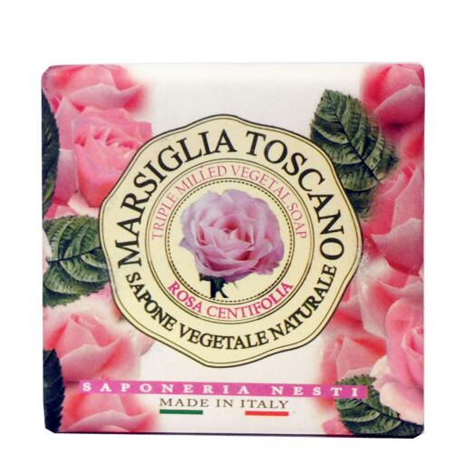 Sapone Marsiglia Toscano vegetale naturale Rosa Centifolia 200g Nesti Dante