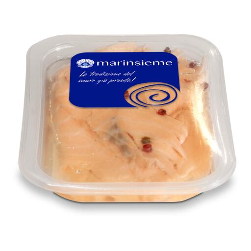 Salmone Marinato al Pepe Rosa 150g Mancin Nadia