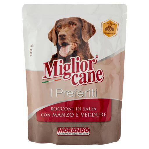 Bocconcini con manzo e verdure in salsa 300g Migliorcane