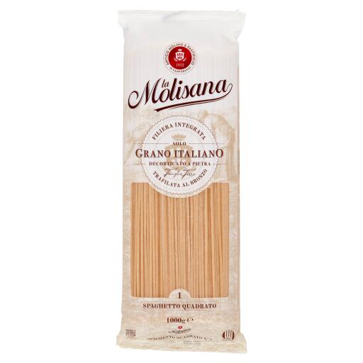 Spaghetti quadrati trafilati al bronzo pasta di semola di grano duro 1Kg La Molisana