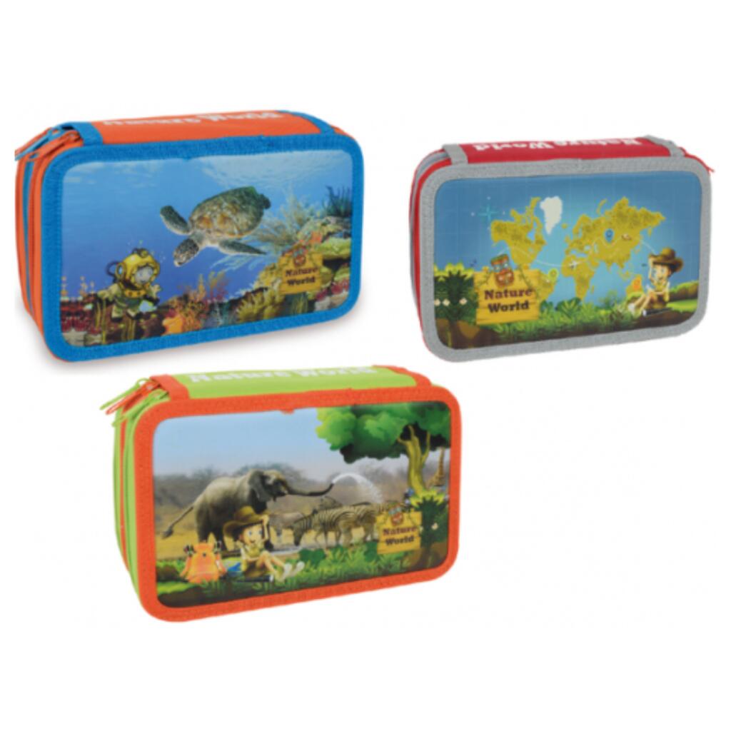 Astuccio world 3zip assortiti