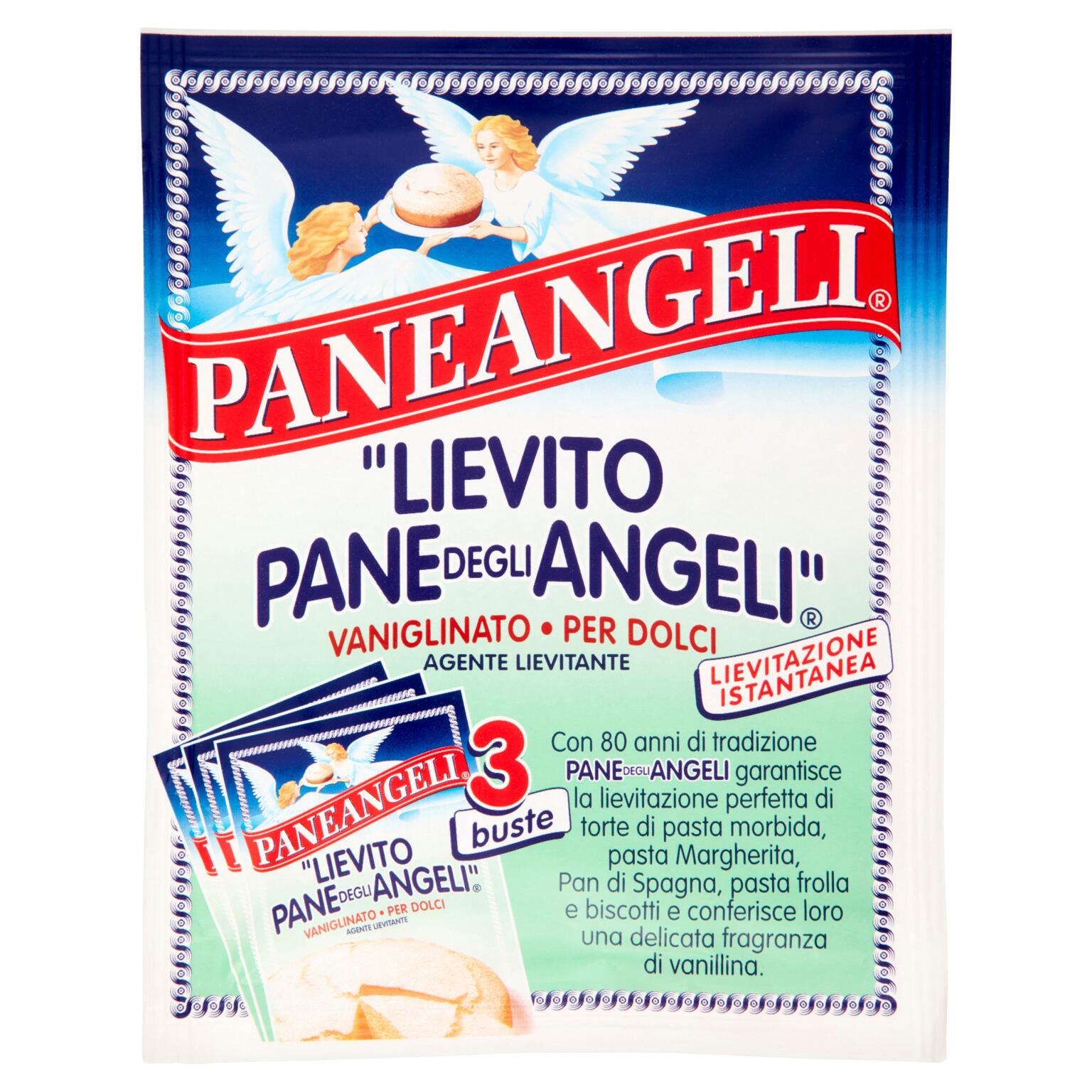 Lievito vanigliato per dolci 3 buste 48g Paneangeli
