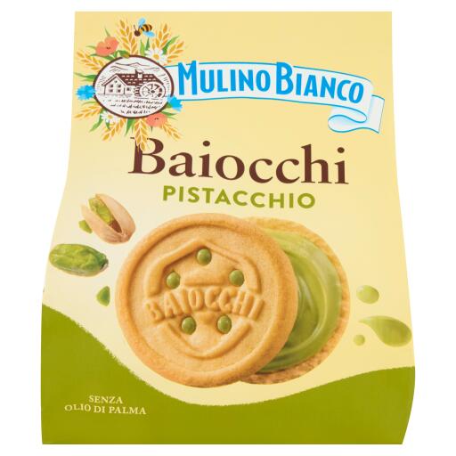 Baiocchi al pistacchio 240g sacchetto Mulino Bianco