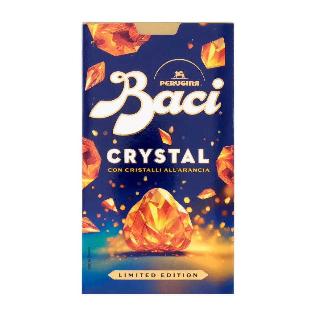 Baci Crystal con cristalli all'arancia 150g Perugina