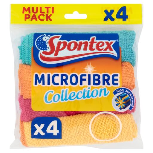 Panno Microfibra x4 Collection Spontex