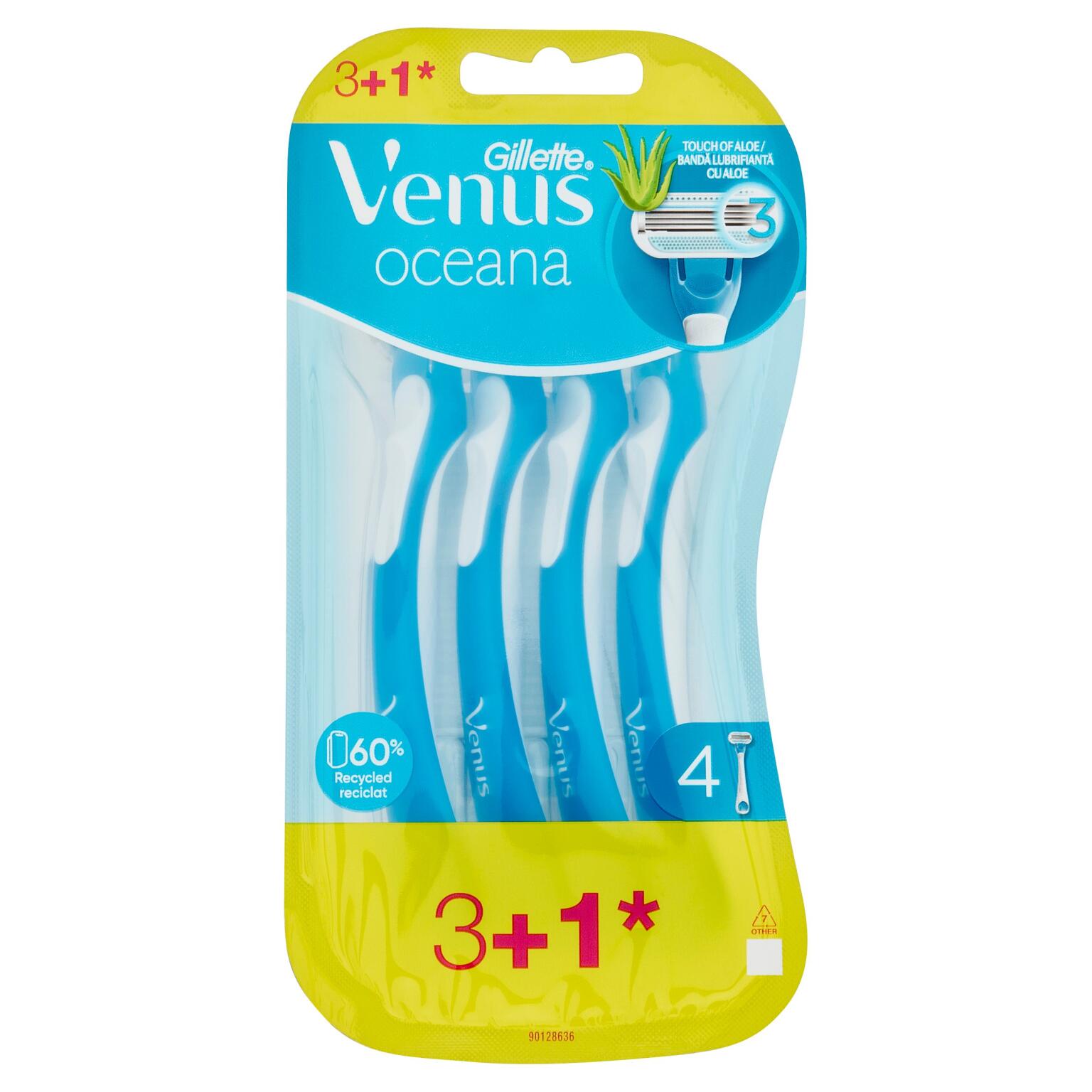 Rasoio Gillette venus oceana 3+1 gratis