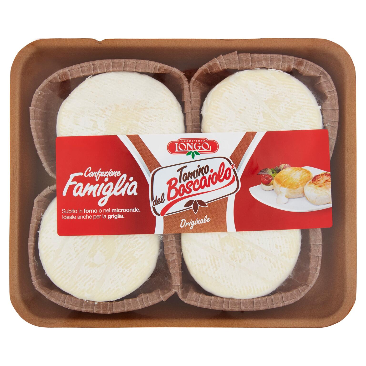 Tomino del boscaiolo 4 pezzi 360g Longo