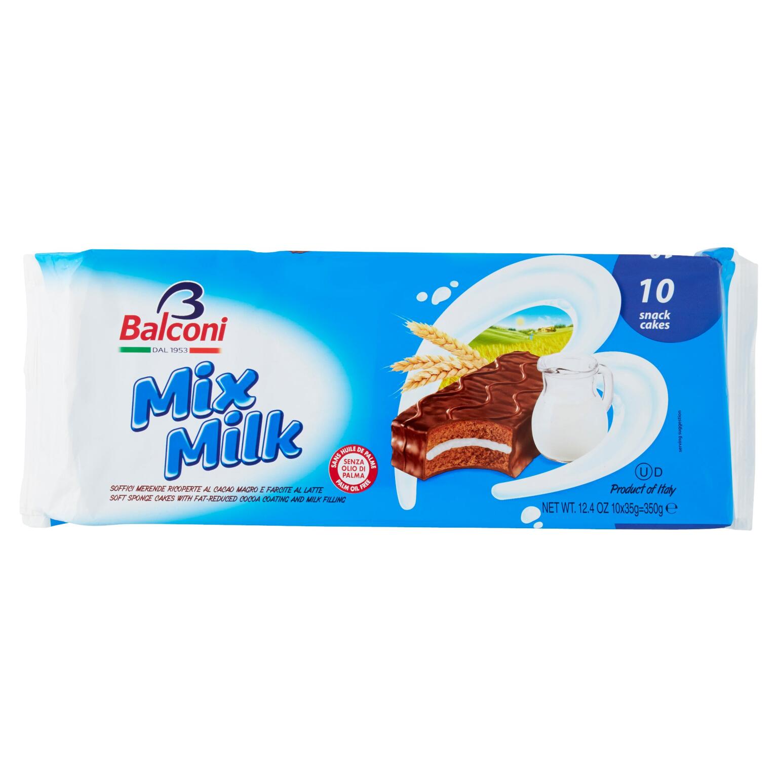 Mix Milk conf. 10 pezzi 350g Balconi