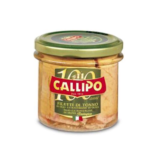 Filetto di tonno vaso in vetro in olio BIO 150g Callipo