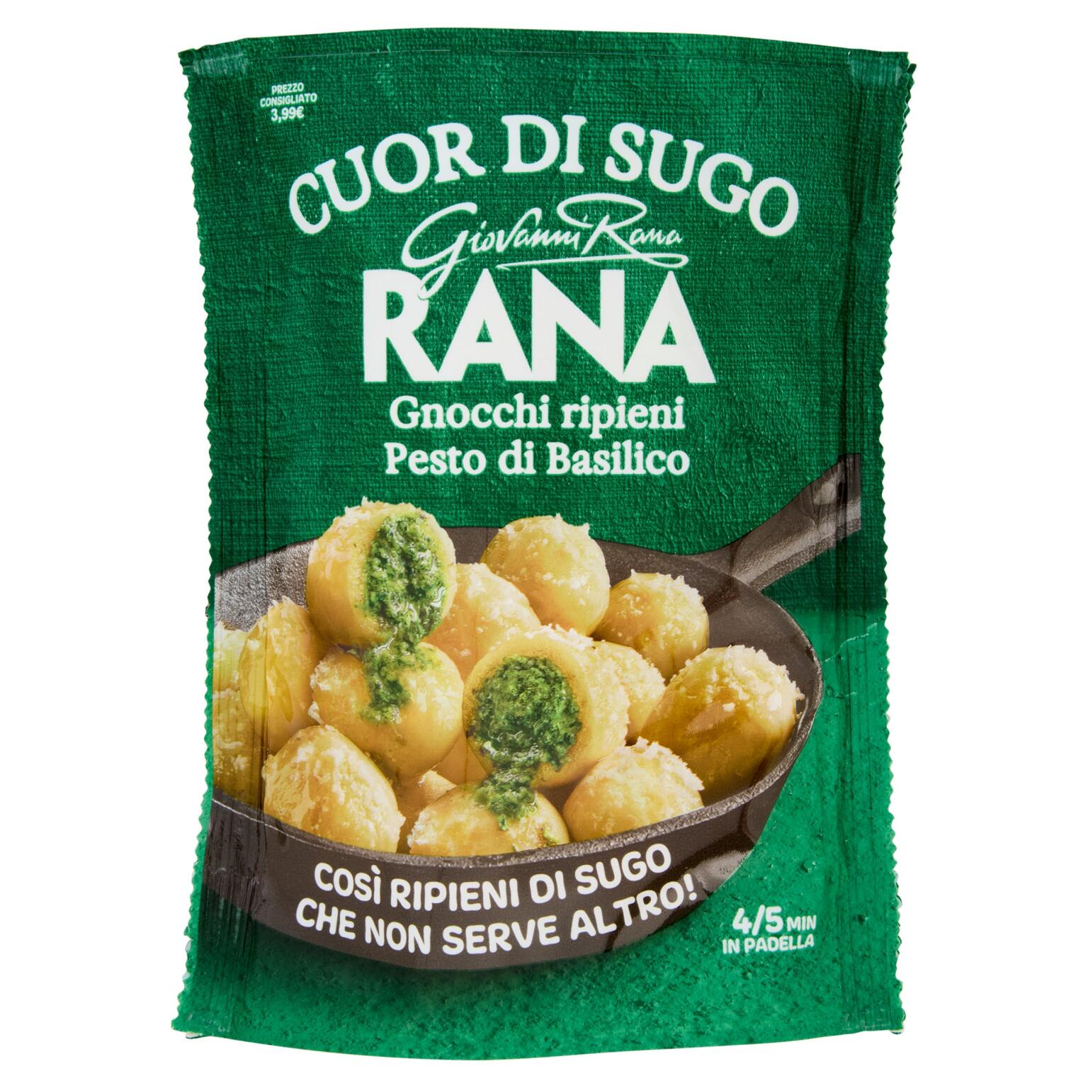 Gnocchi ripieni al pesto di basilico 280g Cuor di sugo Rana