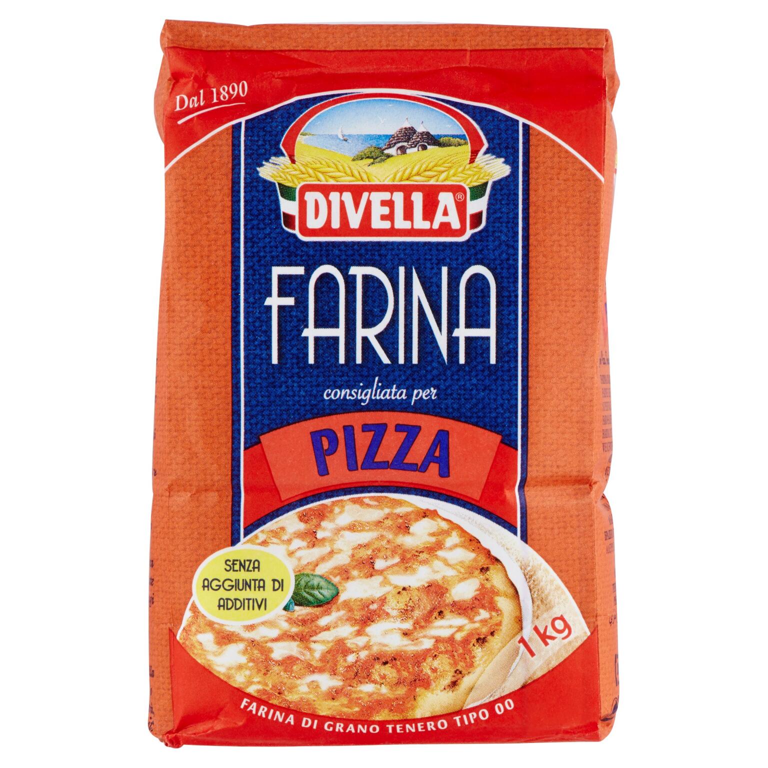 Farina tipo 00 per pizza 1kg Divella