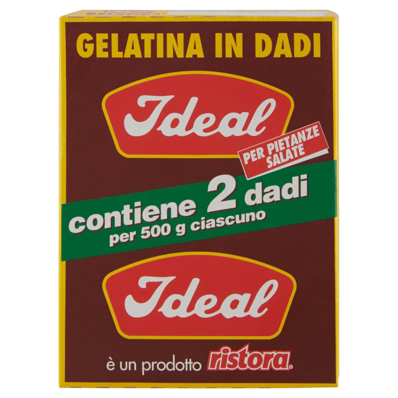 Ideal gelatina in dadi contine 2 dadi Ristora