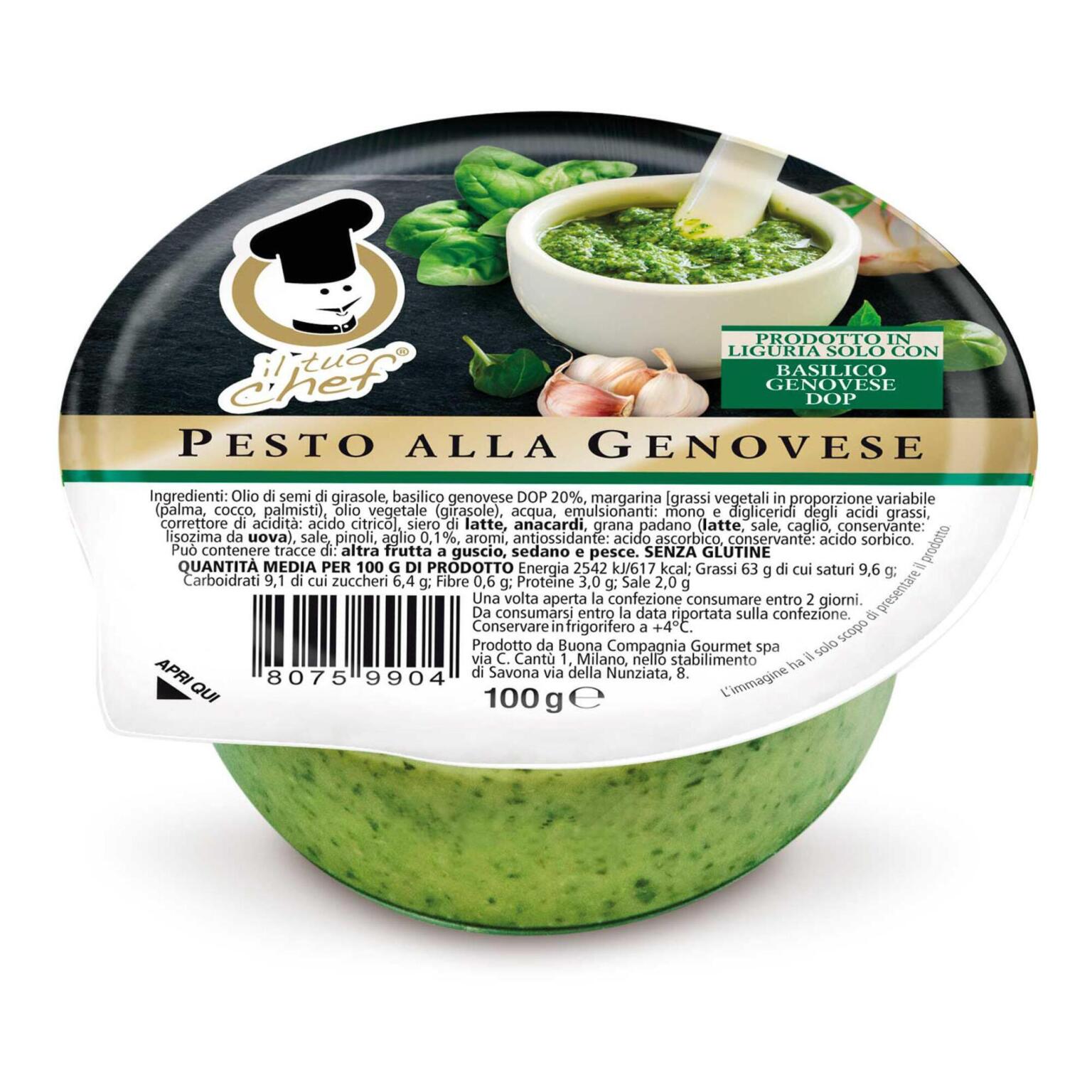 Pesto alla genovese 100g Il Tuo Chef