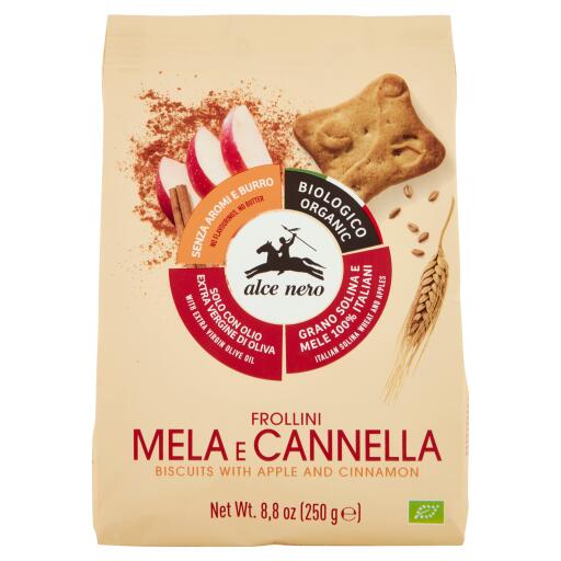 Frollino mela e cannella Bio 250g Alce nero